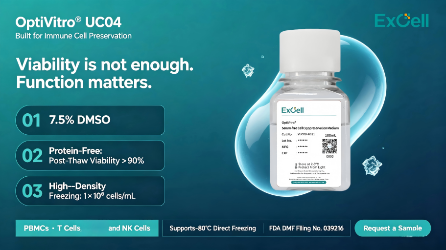 One Solution, One Standard: OptiVitro® UC04 – Redefining Immune Cell Cryopreservation One Solution, One Standard: OptiVitro® UC04 – Redefining Immune Cell Cryopreservation